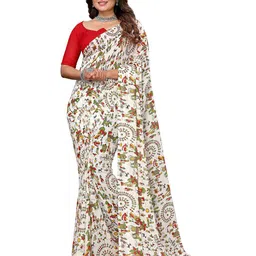 Moda Rapido Ethnic Motifs Printed Saree With Blouse Piece-picture-29