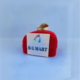 R G MART Gold-Plated Ashtadhatu Shivling Yantra Star Adjustable Finger Ring image 4