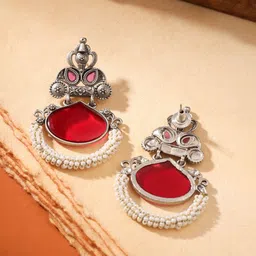 Yellow Chimes Contemporary Drop Earrings image 2