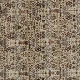 Kaleen India Lime Green Traditional Anti-Skid Polyester Carpet image 2