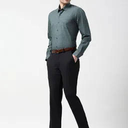 Peter England Elite Men Slim Fit Formal Trousers image 4