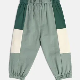 MINI KLUB Boys Relaxed-Fit Mid Rise Colourblocked Joggers image 2