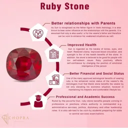 RAVIOUR LIFESTYLE Unisex Gold-Plated Brass Ruby Finger Ring image 3