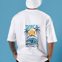 Moda Rapido Men Graphic Printed Oversized T-shirt image 2