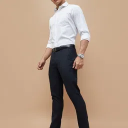 CODE by Lifestyle Men Printed Tapered Fit Chinos Trousers image 5