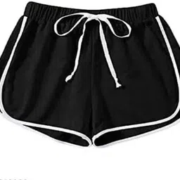 powermerc Pack of 2 Color Block Women Multicolor Casual Shorts image 3