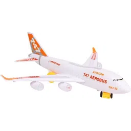 toyvala Musical AeroPlane Airbus Bump & Go Action Toy with Sound & Light-457-picture-17