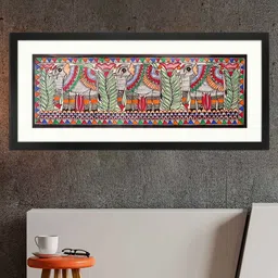 art gali Canvas Three Elephants Wall Painting image 1