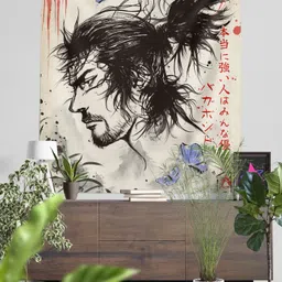 Vagabond Anime Invincible Printed Anime Tapestry Anime Theme Backdrop for Wall Hanging Home Decor Bedroom - 58 X 48 Inches Tapestry-image-11