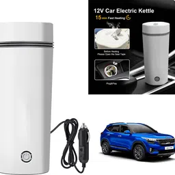 oshotto 12V Stainless Steel Electric Kettle Cup Auto Shut-off For Kia Seltos Electric Kettle-picture-13