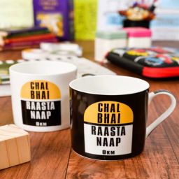 Contemporary Glass Coffee Mug (Set of 2) by Goodhomes-picture-9