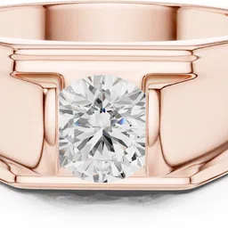 heerogem RING Silver Moissanite Sterling Silver Plated Ring image 2