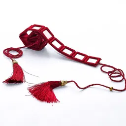 dwiza enterprise Women Maroon Fabric Belt-picture-16