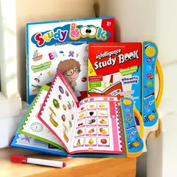 just97 Intelligence Book for Kids–Touch & English Letters & Words Learning toys C_139 image 1