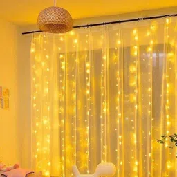 nisco 20 LEDs 5 m Gold Steady String Rice Lights image 4