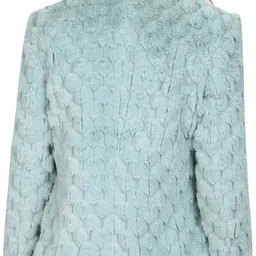 young club classic FURR Self Design Coat For Women image 4