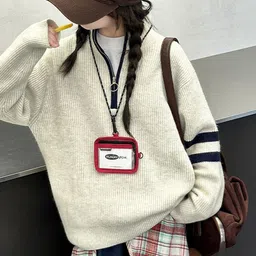 LULU & SKY Girls Ribbed Pullover image 5