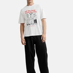 glitchez Graphic Printed Round Neck Casual T-Shirt image 2