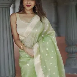 Aaishvyapparels Woven Design Zari Linen Blend Handloom Saree-picture-36