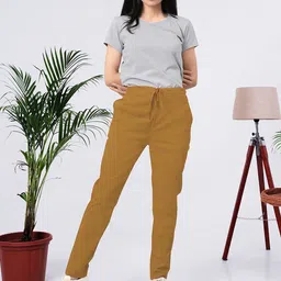 Larqi Women Comfort Low-Rise Easy Wash Trousers-image-45