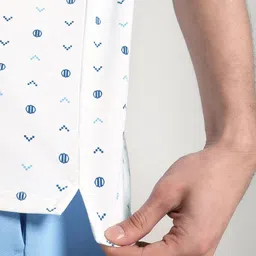 Puma ELEVATED ESS All Over Printed Slim-Fit Polo T-Shirt image 3