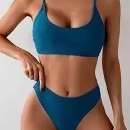 clothingclass Round Neck Swim Bikini Set-picture-35
