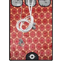 The Furnishing Tree Maroon PVC Washing Machine Cover image 4