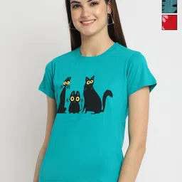 Dreambe Women Typography Printed T-shirt-picture-21