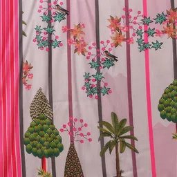 GoSriKi Floral Printed Straight Kurta With Trousers & Dupatta image 4