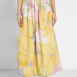 AKKRITI BY PANTALOONS Women Floral Printed Flared Trousers-picture-33