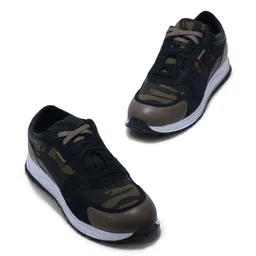 Woodland Men Printed Suede Sneakers-image-12