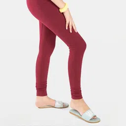 Tik Tok WEARS Girls Purple Churidar Length Leggings image 5