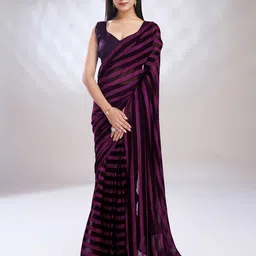 Rekha Maniyar Woven Design Poly Georgette Ready to Wear Leheriya Saree-image-87