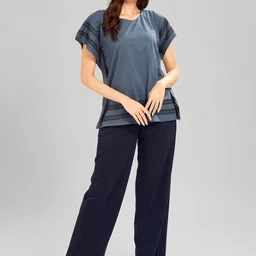 AV2 Women Geometric Printed Pure Cotton Night suit-image-74