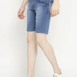 TCI Men Slim Fit Denim Shorts image 4