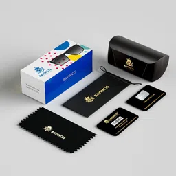 BAVINCIS Unisex Square Sunglasses with UV Protected Lens Armonia-BS025 image 5