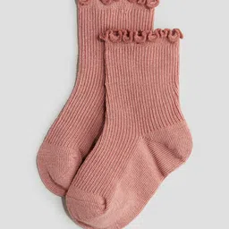 H&M 4-Pack Overlock-Detail Socks image 2