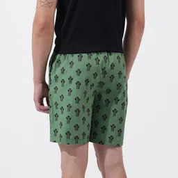 The Indian Garage Co Pack Of 2 Men Doodle Print Elasticated Waist Boxers 1124-BXPRCS-03-01 image 2