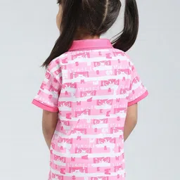 Monte Carlo Girls Printed Polo Collar Pockets T-shirt image 2