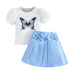 StyleCast x Revolte Girls Printed Top With Skirt-picture-3