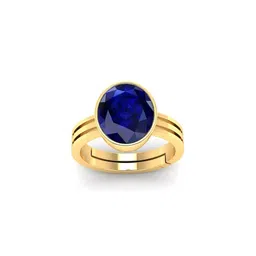Pranjal Gems Unisex 11.25 Ratti Neelam Sapphire Gemstone Adjustable Finger Ring-picture-29