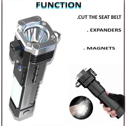 defr Car Repair Work Torch Tactical Torche Telescopic Tochlight Magnet Emergency 60 hrs Torch Emergency Light image 3