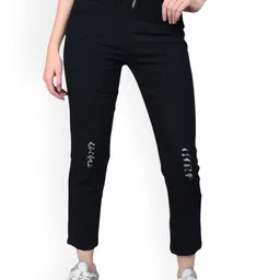 NEUNK Women Comfort Regular Fit Mid-Rise Mildly Distressed Stretchable Jeans-picture-13