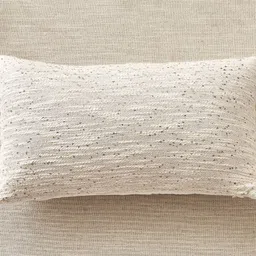 Home Centre Unisex Alchemy Tansy Off White Sequins Embellished Velvet Rectangle Cushion-picture-41