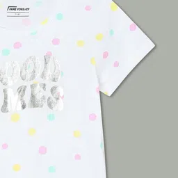 Fame Forever by Lifestyle Girls Typography Printed Round Neck Cotton T-shirt image 4