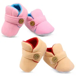 NESKA MODA Unisex Kids Cotton Booties-picture-31