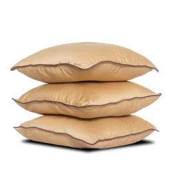 wakefit 3Pcs Beige Square Shaped Pre-Filled Cushions image 3