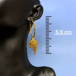 Jewelry Miguel Gold-Plated Gunguroo Dome Shaped Jhumkas image 5