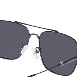 HASHTAG EYEWEAR Unisex Square Sunglasses with Polarised and UV Protected Lens image 5