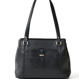 TBOJ Textured Leather Structured Handheld Bag image 1